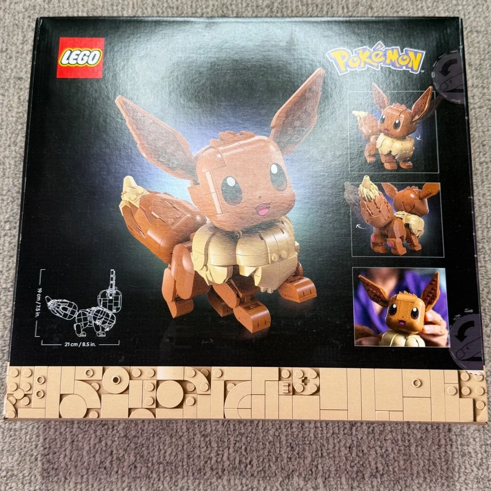 LEGO Pokemon Eevee Building Set 72151 Adult Collectible 587 Pieces New Sealed